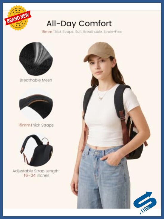 Mini Backpack Purse with Giant Tumbler Holder, Water-Resistant, Lightweight main image 5